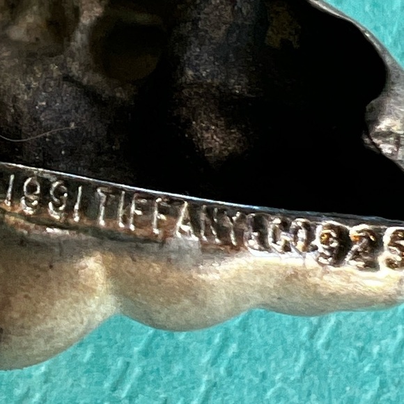 Tiffany and Co Silver Teddy Bear Necklace #925 with box dust bag & shopping bag - Picture 9 of 10